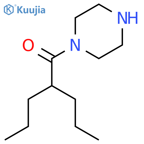 1-(piperazin-1-yl)-2-propylpentan-1-one structure