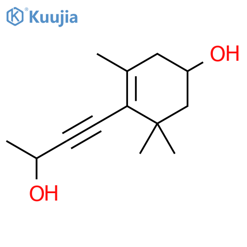 3-Cyclohexen-1-ol,4-(3-hydroxy-1-butyn-1-yl)-3,5,5-trimethyl- structure