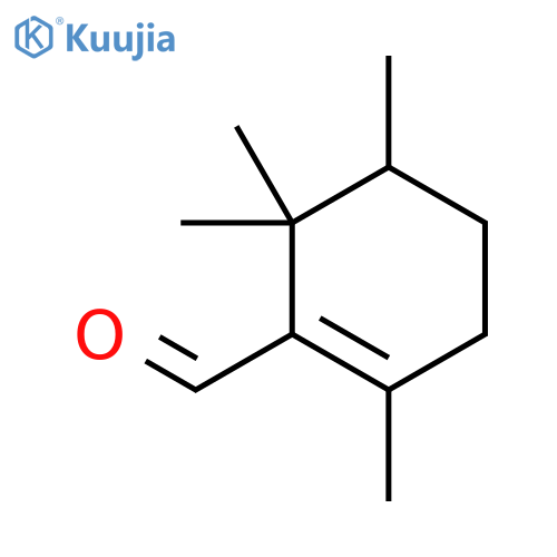 1-Cyclohexene-1-carboxaldehyde, 2,5,6,6-tetramethyl- structure