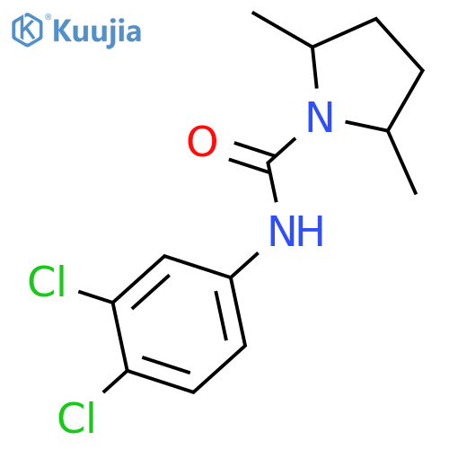 1-Pyrrolidinecarboxamide, N-(3,4-dichlorophenyl)-2,5-dimethyl- structure