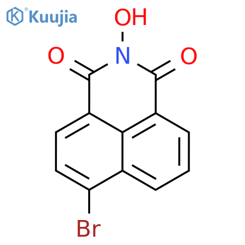1H-Benz[de]isoquinoline-1,3(2H)-dione, 6-bromo-2-hydroxy- structure