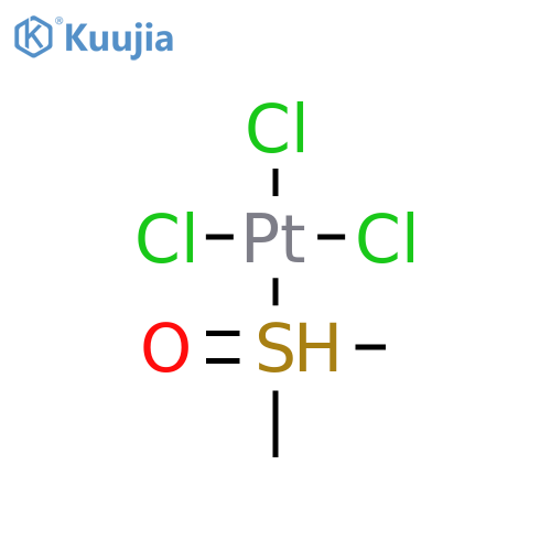 Platinate(1-),trichloro[(sulfinyl-kS)bis[methane]]-, potassium (1:1), (SP-4-2)- structure