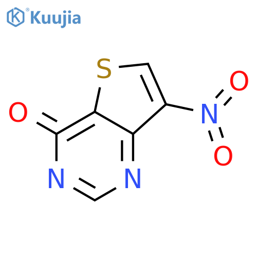 7-nitro-3H,4H-thieno3,2-dpyrimidin-4-one structure