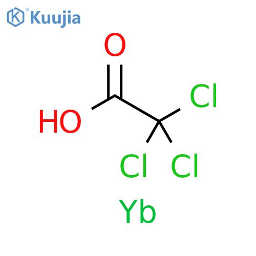 Acetic acid, trichloro-, ytterbium(3+) salt structure