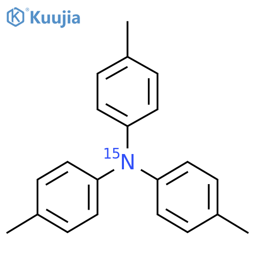 TRI-P-TOLYLAMINE-15N structure