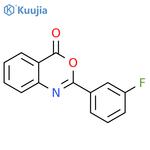 4H-3,1-Benzoxazin-4-one, 2-(3-fluorophenyl)- structure