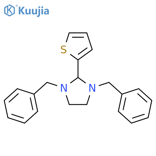 1,3-dibenzyl-2-(thiophen-2-yl)imidazolidine structure