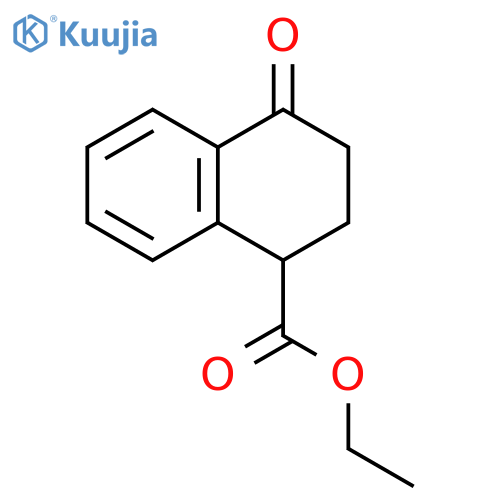 ethyl 4-oxo-1,2,3,4-tetrahydronaphthalene-1-carboxylate structure