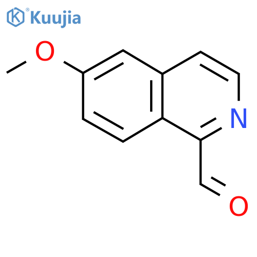6-Methoxyisoquinoline-1-carbaldehyde structure