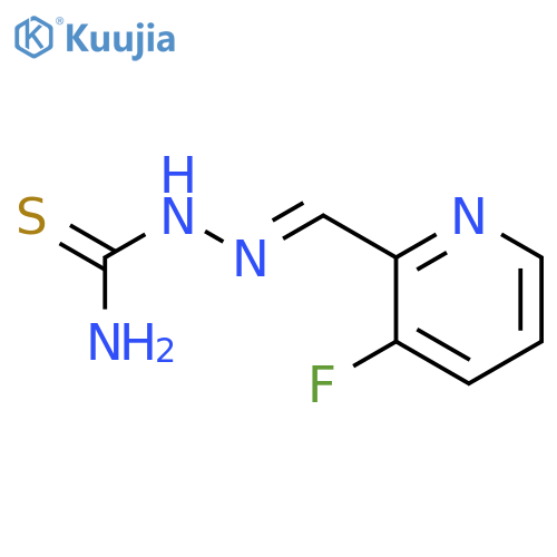 Hydrazinecarbothioamide,2-[(3-fluoro-2-pyridinyl)methylene]- structure