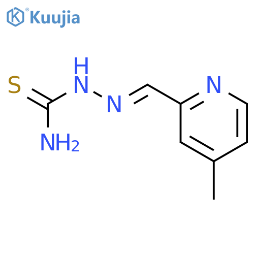 Hydrazinecarbothioamide,2-[(4-methyl-2-pyridinyl)methylene]- structure