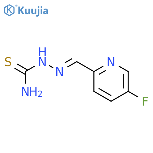 Hydrazinecarbothioamide,2-[(5-fluoro-2-pyridinyl)methylene]- structure