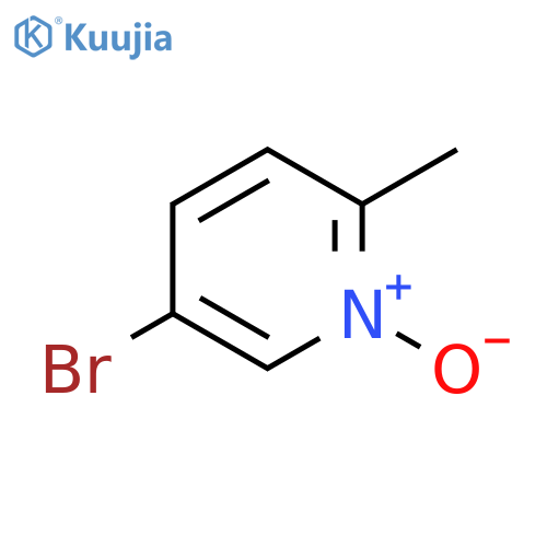 5-Bromo-2-methyl-pyridine-1-oxide structure