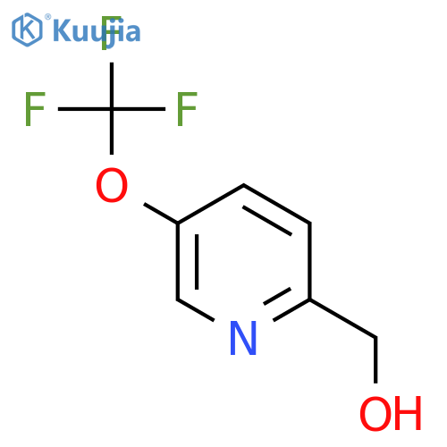 [5-(trifluoromethoxy)-2-pyridyl]methanol structure