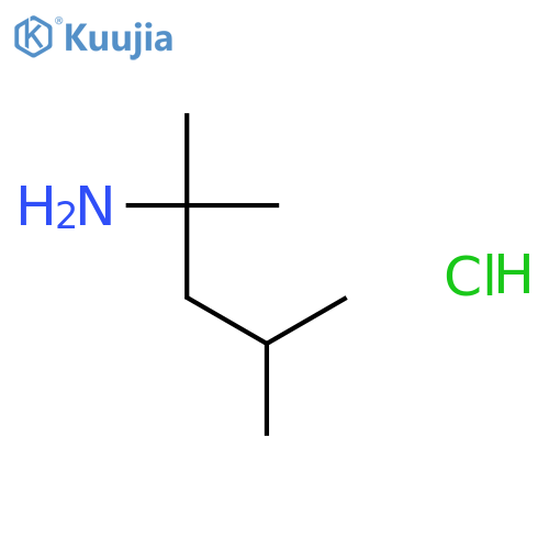 2,4-Dimethylpentan-2-amine hydrochloride structure