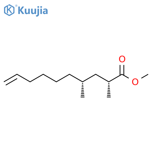 9-Decenoic acid, 2,4-dimethyl-, methyl ester, (R,R)-(-)- structure