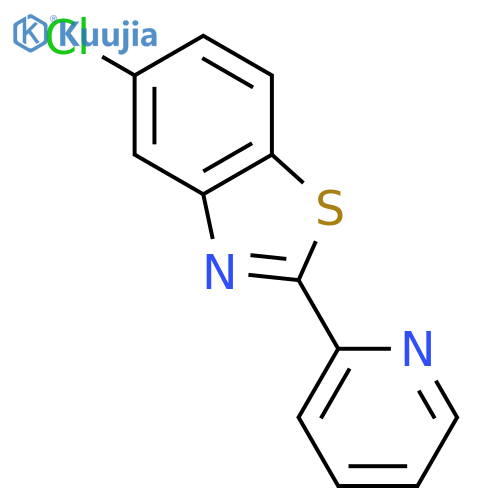 Benzothiazole, 5-chloro-2-(2-pyridinyl)- structure