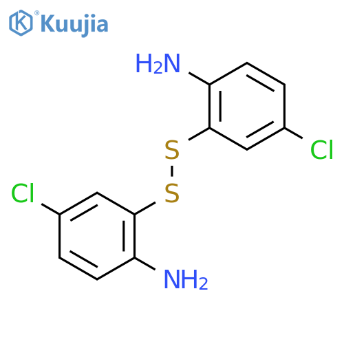 2,2'-Disulfanediylbis(4-chloroaniline) structure