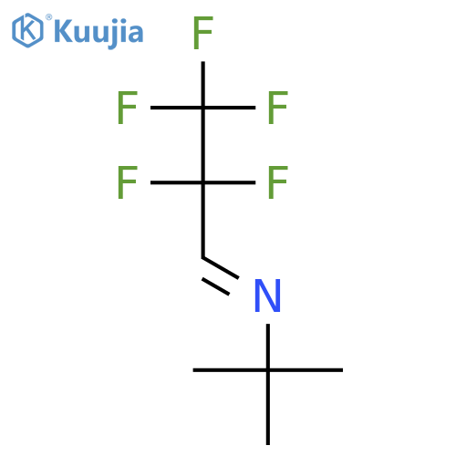 2-Propanamine,2-methyl-N-(2,2,3,3,3-pentafluoropropylidene)- structure