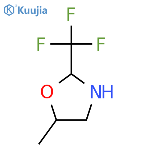 Oxazolidine,5-methyl-2-(trifluoromethyl)- structure