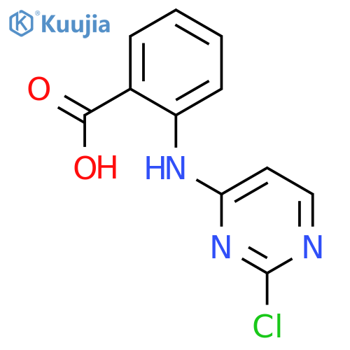 2-Chloro-4-(o-carboxyphenylamino)pyrimidine structure