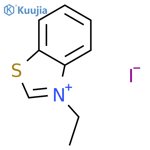 Benzothiazolium,3-ethyl-, iodide (1:1) structure