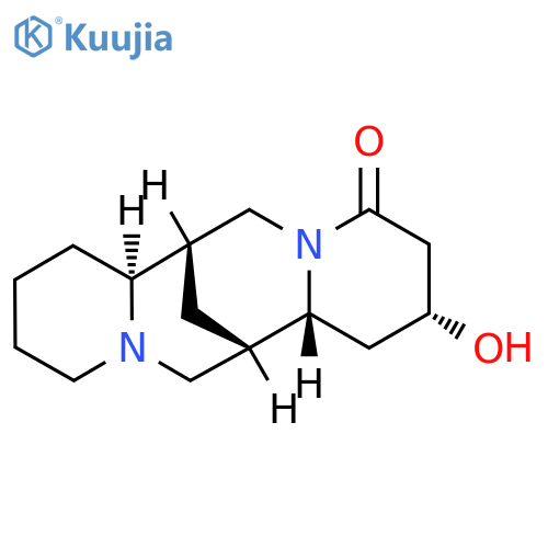 7,14-Methano-2H,11H-dipyrido[1,2-a:1',2'-e][1,5]diazocin-11-one,dodecahydro-9-hydroxy-, (7S,7aR,9R,14S,14aS)- (9CI) structure