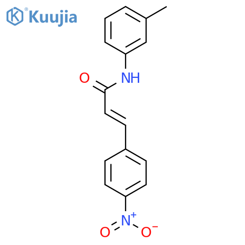 2-Propenamide,N-(3-methylphenyl)-3-(4-nitrophenyl)- structure