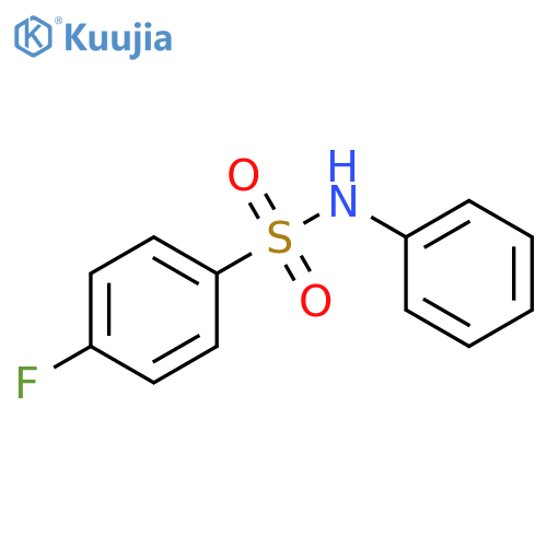 4-Fluoro-N-phenylbenzenesulfonamide structure