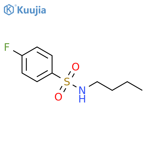 N-Butyl 4-fluorobenzenesulfonamide structure