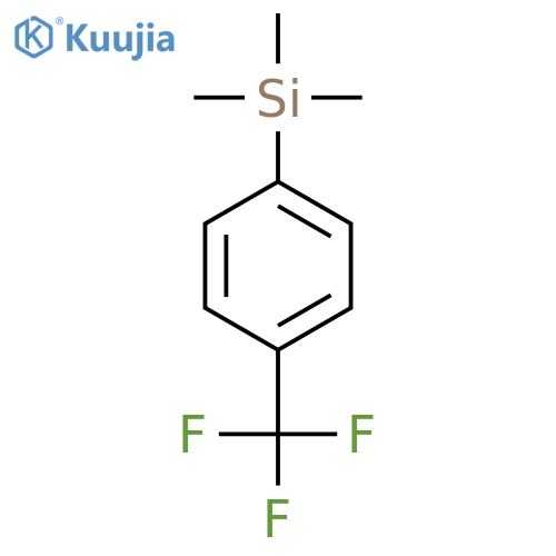Silane, trimethyl[4-(trifluoromethyl)phenyl]- structure