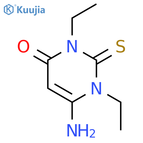 4(1H)-Pyrimidinone,6-amino-1,3-diethyl-2,3-dihydro-2-thioxo- structure