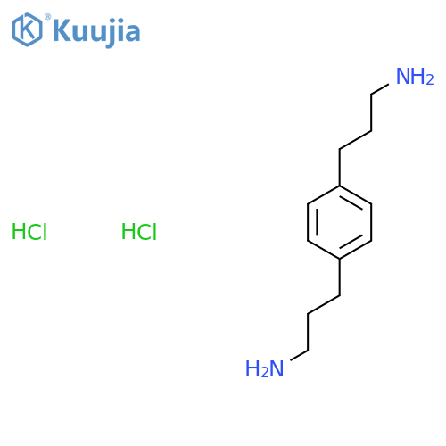 3-[4-(3-Aminopropyl)phenyl]propan-1-amine dihydrochloride structure