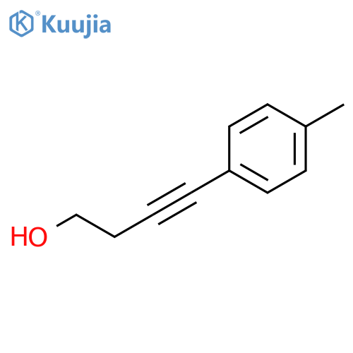 3-Butyn-1-ol, 4-(4-methylphenyl)- structure