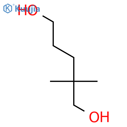 2,2-dimethylpentane-1,5-diol structure