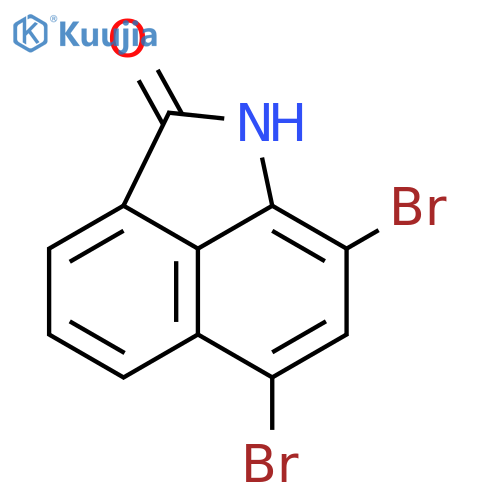 9,11-dibromo-2-azatricyclo6.3.1.0^{4,12}dodeca-1(11),4,6,8(12),9-pentaen-3-one structure