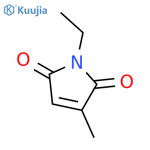 1-ethyl-3-methyl-2,5-dihydro-1H-pyrrole-2,5-dione structure