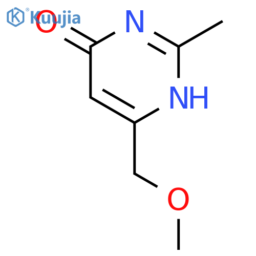 6-(methoxymethyl)-2-methyl-3,4-dihydropyrimidin-4-one structure