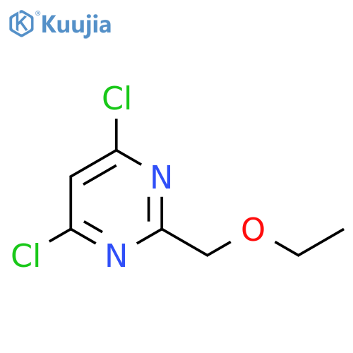 4,6-Dichloro-2-(ethoxymethyl)pyrimidine structure