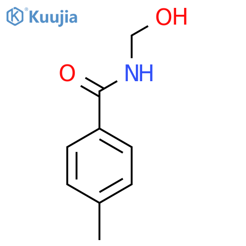 Benzamide, N-(hydroxymethyl)-4-methyl- structure