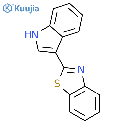 2-(1H-Indol-3-yl)benzo[d]thiazole structure