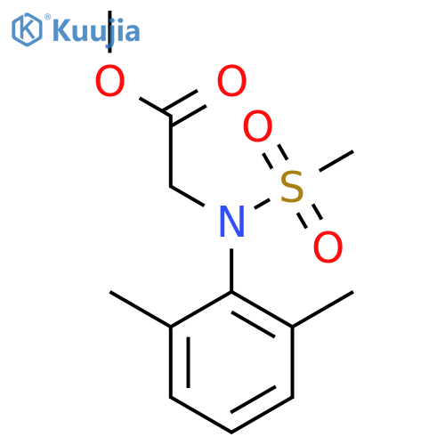 Methyl N-(2,6-dimethylphenyl)-N-(methylsulfonyl)glycinate structure