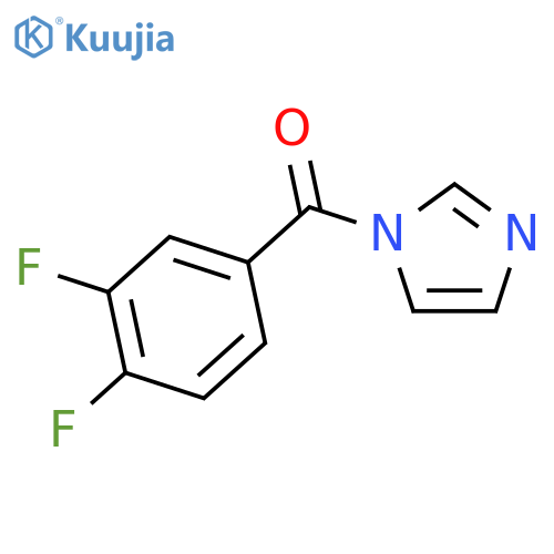 (3,4-difluorophenyl)-1H-imidazol-1-yl-Methanone structure