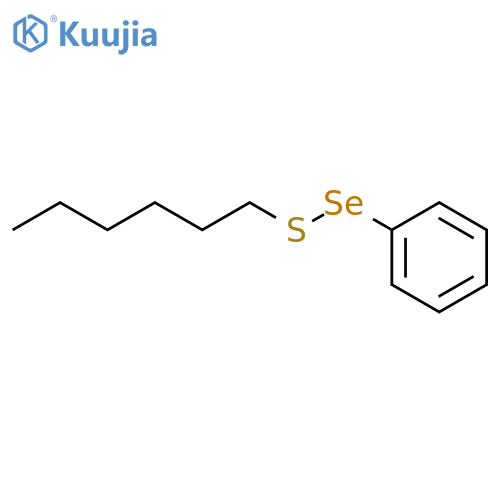 1-Hexanesulfenoselenoic acid, phenyl ester structure