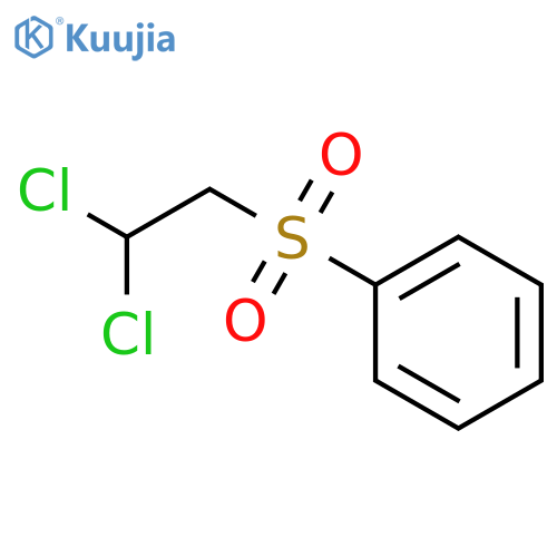 Benzene, [(2,2-dichloroethyl)sulfonyl]- structure