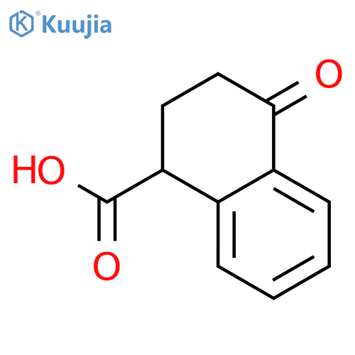 4-Oxo-1,2,3,4-tetrahydronaphthalene-1-carboxylic acid structure