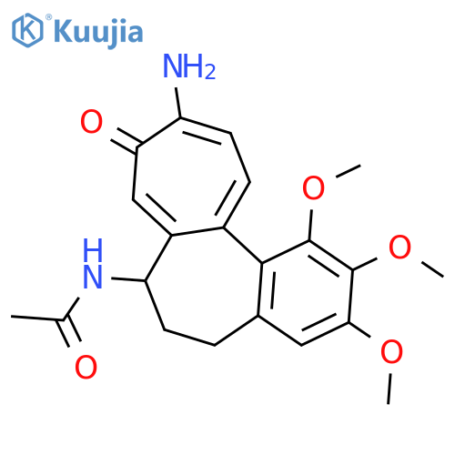 Acetamide,N-[(7S)-10-amino-5,6,7,9-tetrahydro-1,2,3-trimethoxy-9-oxobenzo[a]heptalen-7-yl]- structure