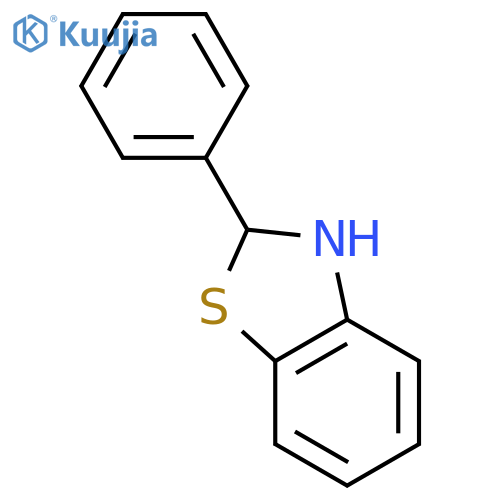 Benzothiazole, 2,3-dihydro-2-phenyl- structure