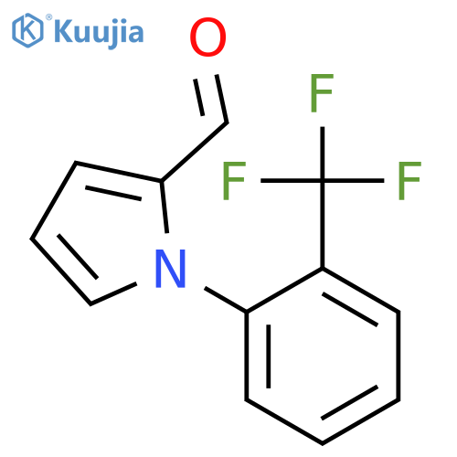 1-[2-(TRIFLUOROMETHYL)PHENYL]-1H-PYRROLE-2-CARBALDEHYDE structure