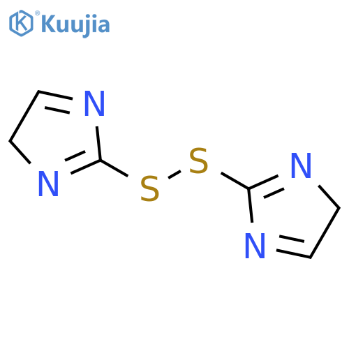 4H-Imidazole, 2,2'-dithiobis- (9CI) structure